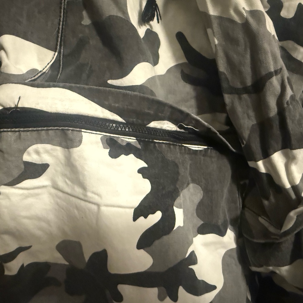 Tripp NYC Black and White Camo Cargo Pants - Picture 4 of 5
